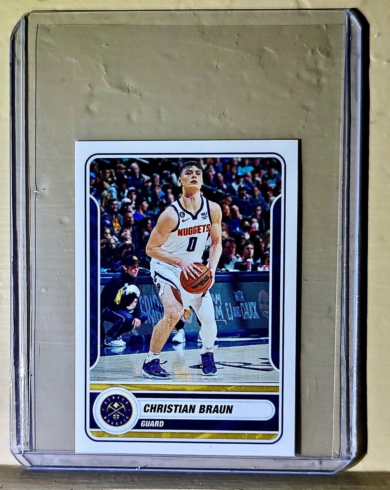 2023-24 Christian Braun Panini NBA Basketball #317 Sticker Denver Nuggets