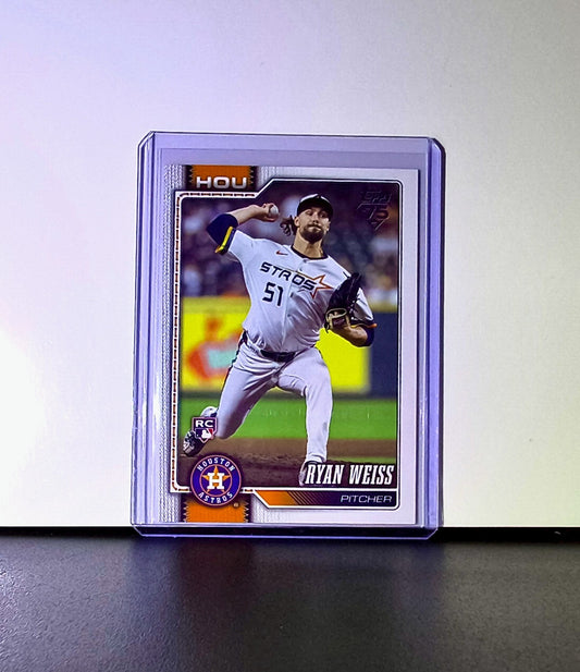Ryan Weiss Rookie 2026 Topps Update MLB #US242 Card Houston Astros