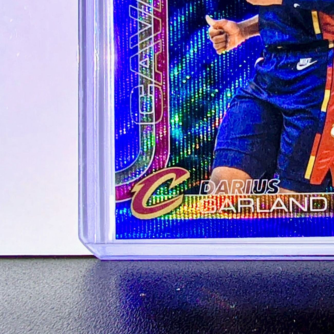 Darius Garland 2025-26 NBA Topps Chrome Update Blue Refractor 60/150 #32 Card