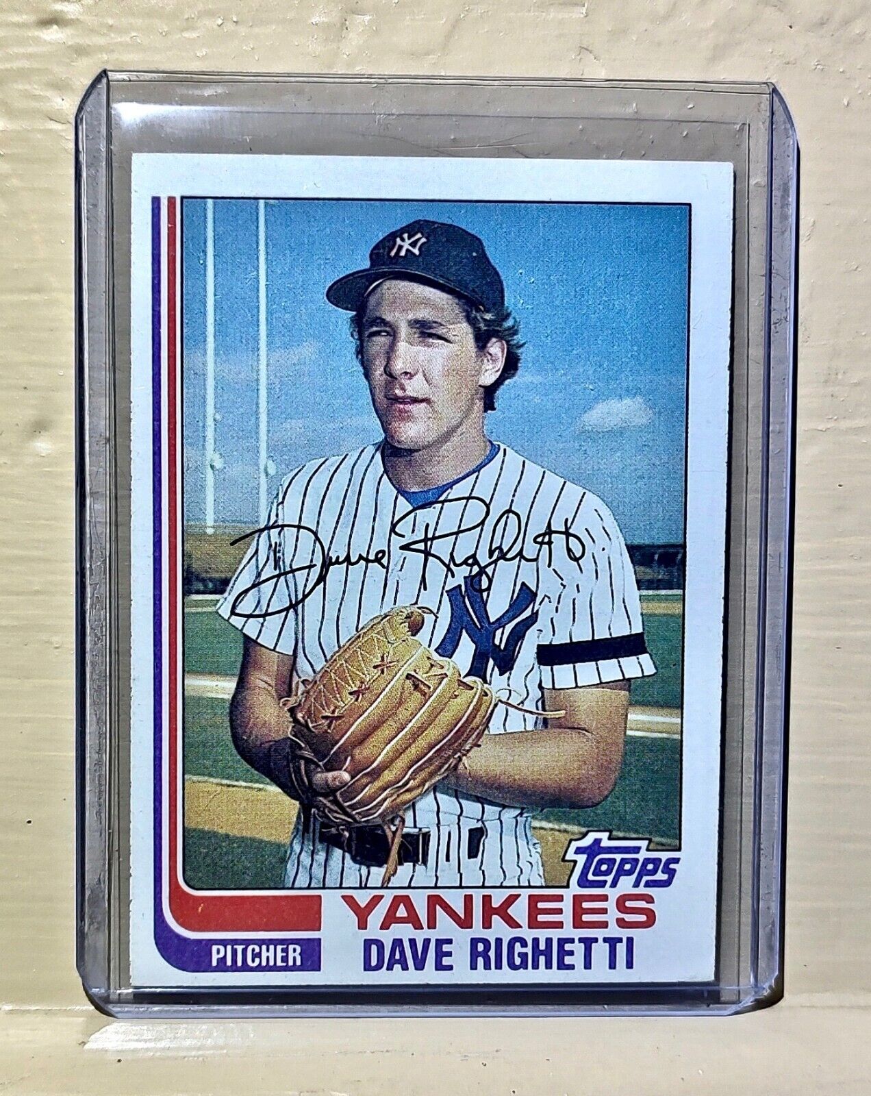 Dave Righetti 1982 Topps MLB #439 Baseball Card New York Yankees