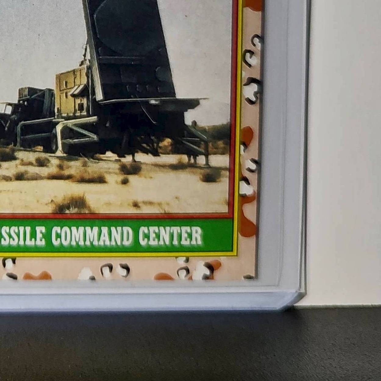 Patriot Missile Command 1991 Topps Desert Storm #77 Card