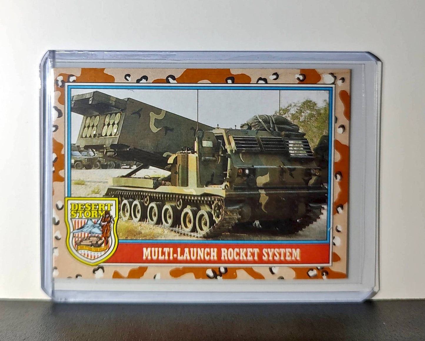 Multiple Launch Rocket System 1991 Topps Desert Storm #163 Card