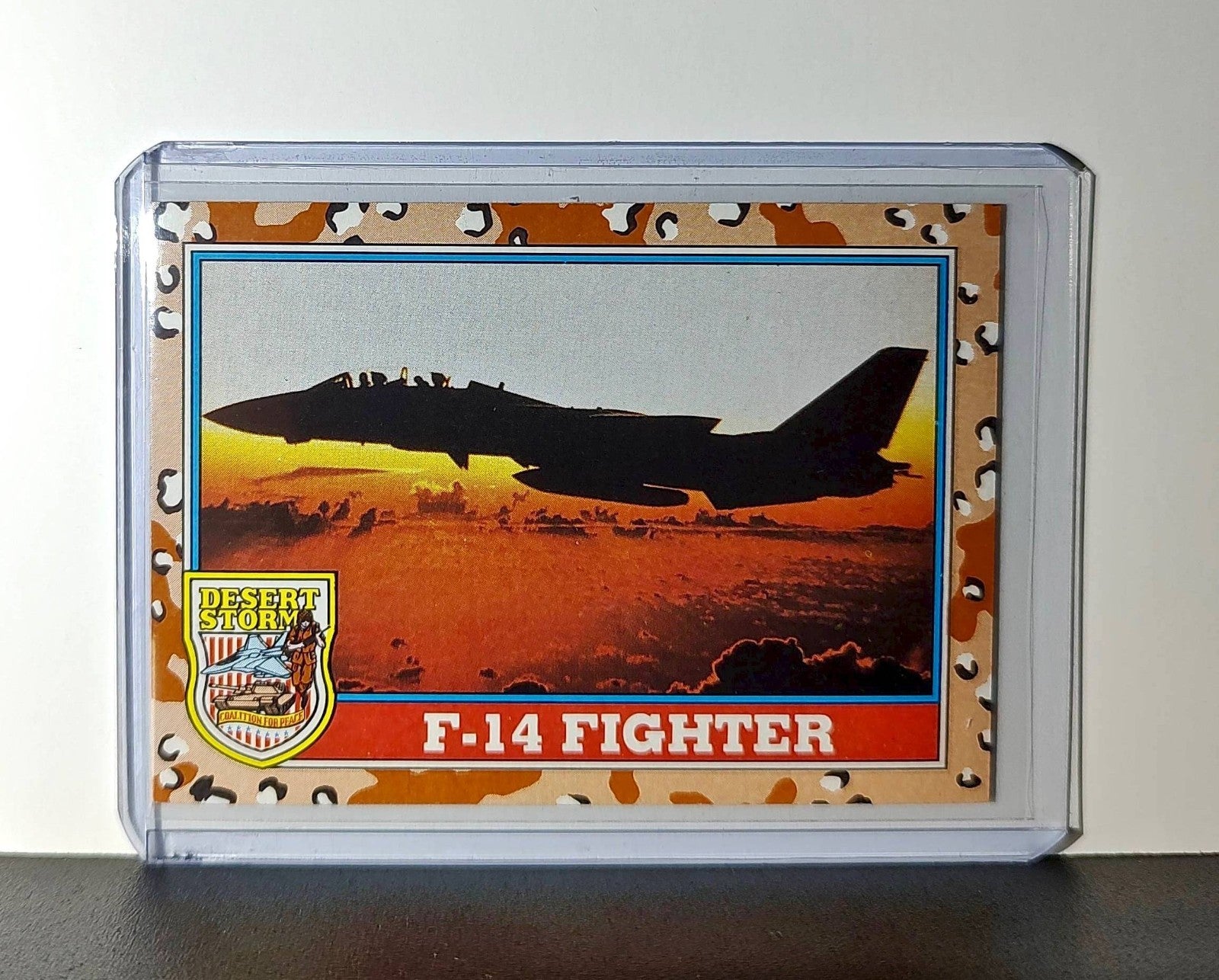 F-14 Fighter 1991 Topps Desert Storm #110 Card