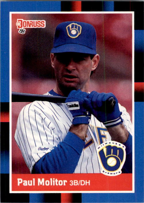 1988 Paul Molitor Donruss Baseball Card #249