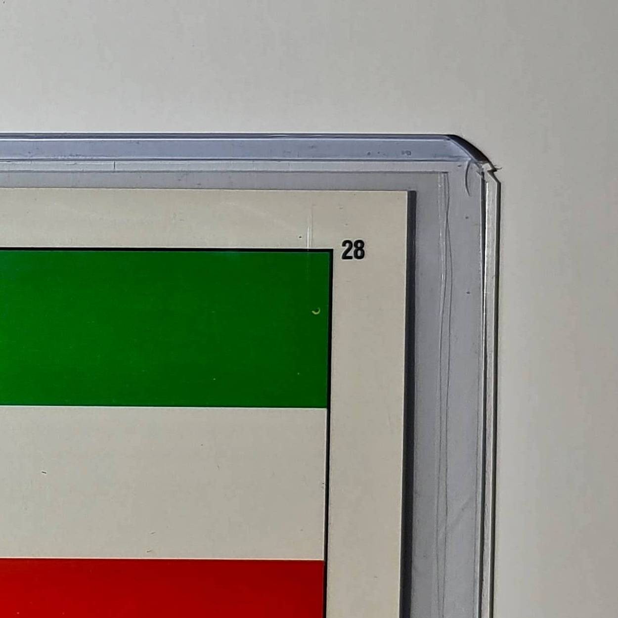 Kuwait Flag 1991 Topps Desert Storm #28 Sticker Card