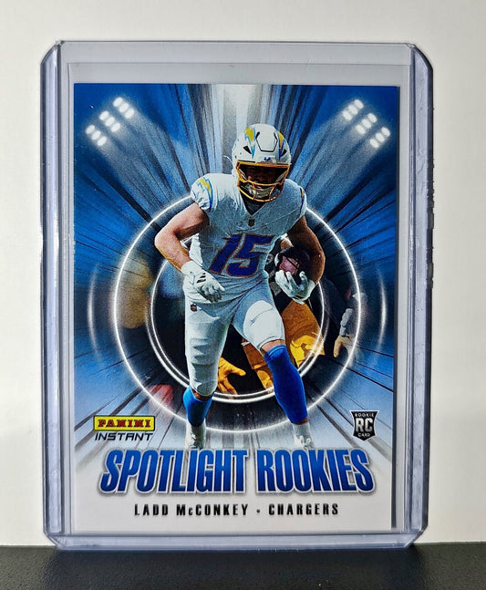 Ladd McConkey Rookie 2024 Panini Spotlight Rookies NFL #16 Chargers 1 of 1426