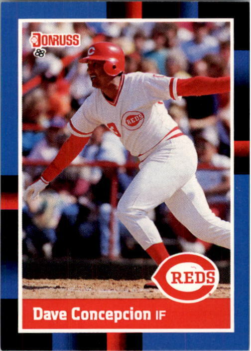 1988 Dave Concepcion Donruss Baseball Card #329