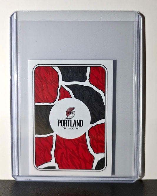 Logo 2024-25 Panini NBA #444 Sticker Card Portland Trail Blazers