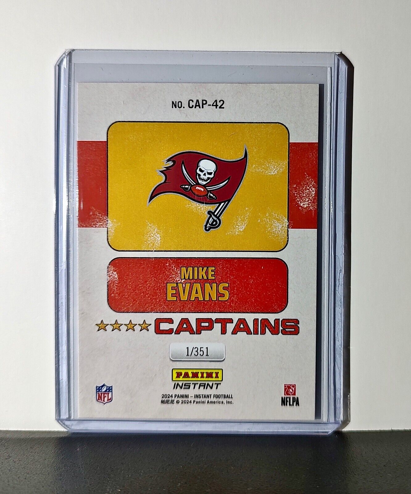 Mike Evans 2024 Panini Captains NFL #42 Card Tampa Bay Buccaneers 1/351