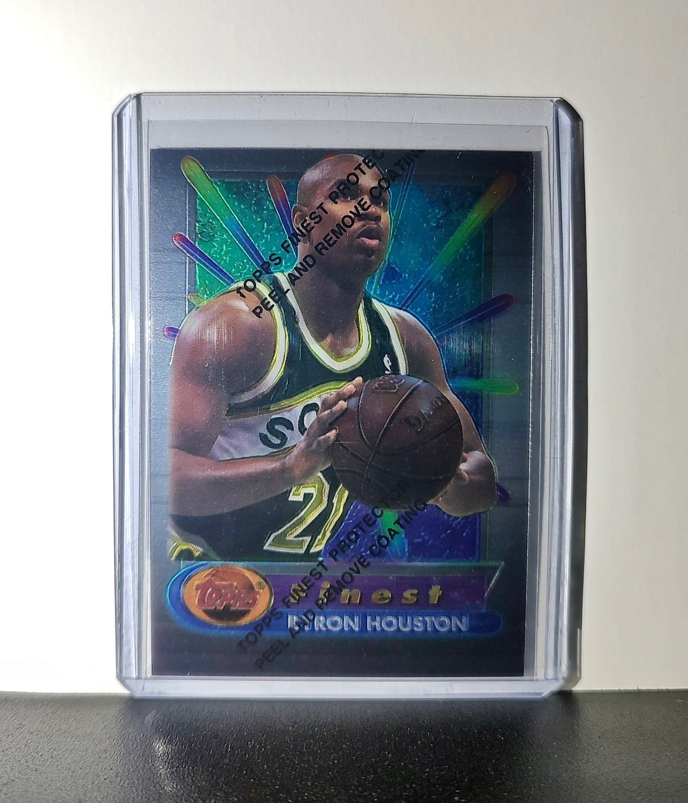 Byron Houston 1994-95 Topps Finest #177 Basketball Card