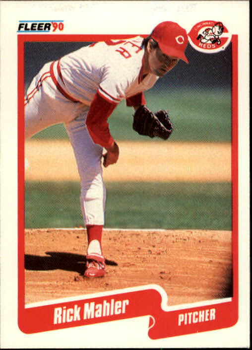 1990 Rick Mahler Fleer Baseball Card #425