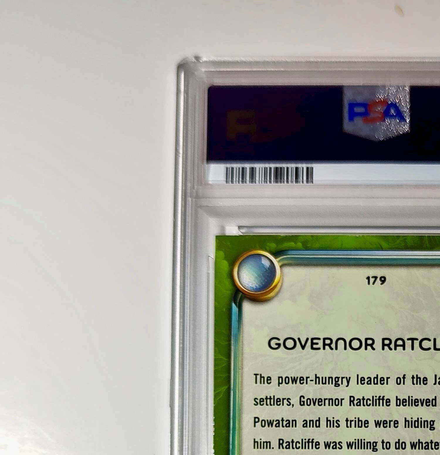 Governor Ratcliffe 2025 Topps Disney Wonder #179 Card Pocahontas PSA 8