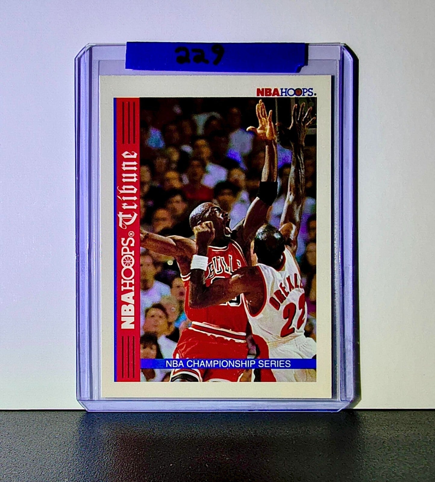 Michael Jordan 1992-93 NBA Hoops Tribune #TR1 Basketball Card Chicago Bulls