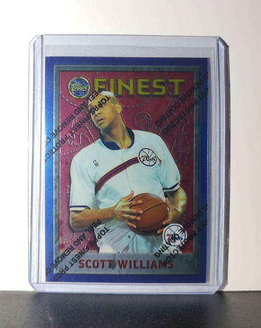 Scott Williams 1995-96 Topps Finest NBA #232 Card 76ers