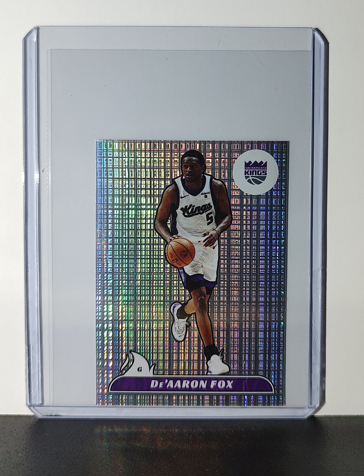 De'Aaron Fox 2024-25 Panini NBA #462 Foil Sticker Card Sacramento Kings