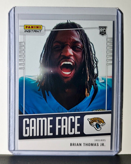 Brian Thomas Jr. 2024 Panini Game Face NFL #5 Rookie Card Jaguars 1/331