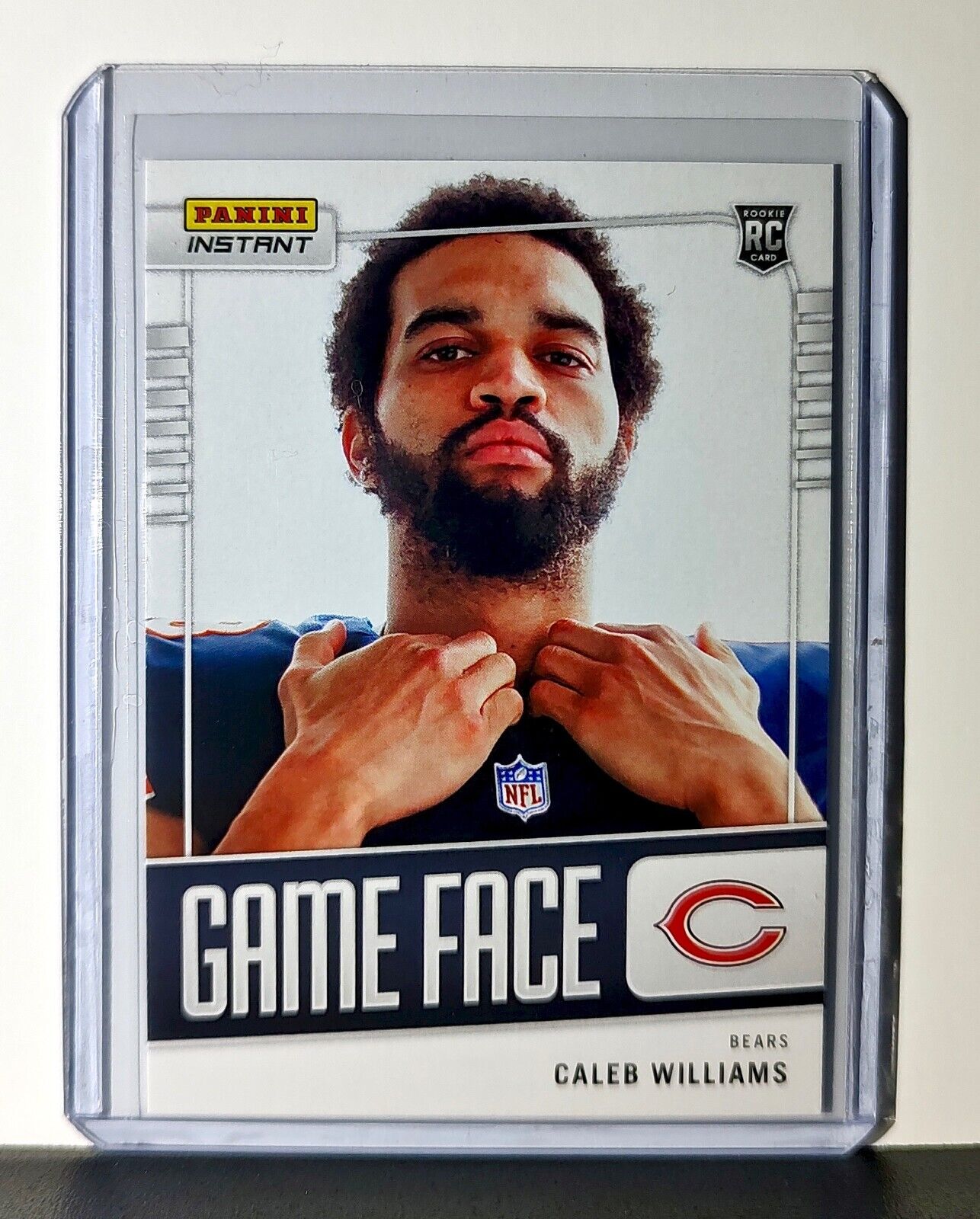 Caleb Williams 2024 Panini Game Face #32 NFL Rookie Card Chicago Bears 1/331