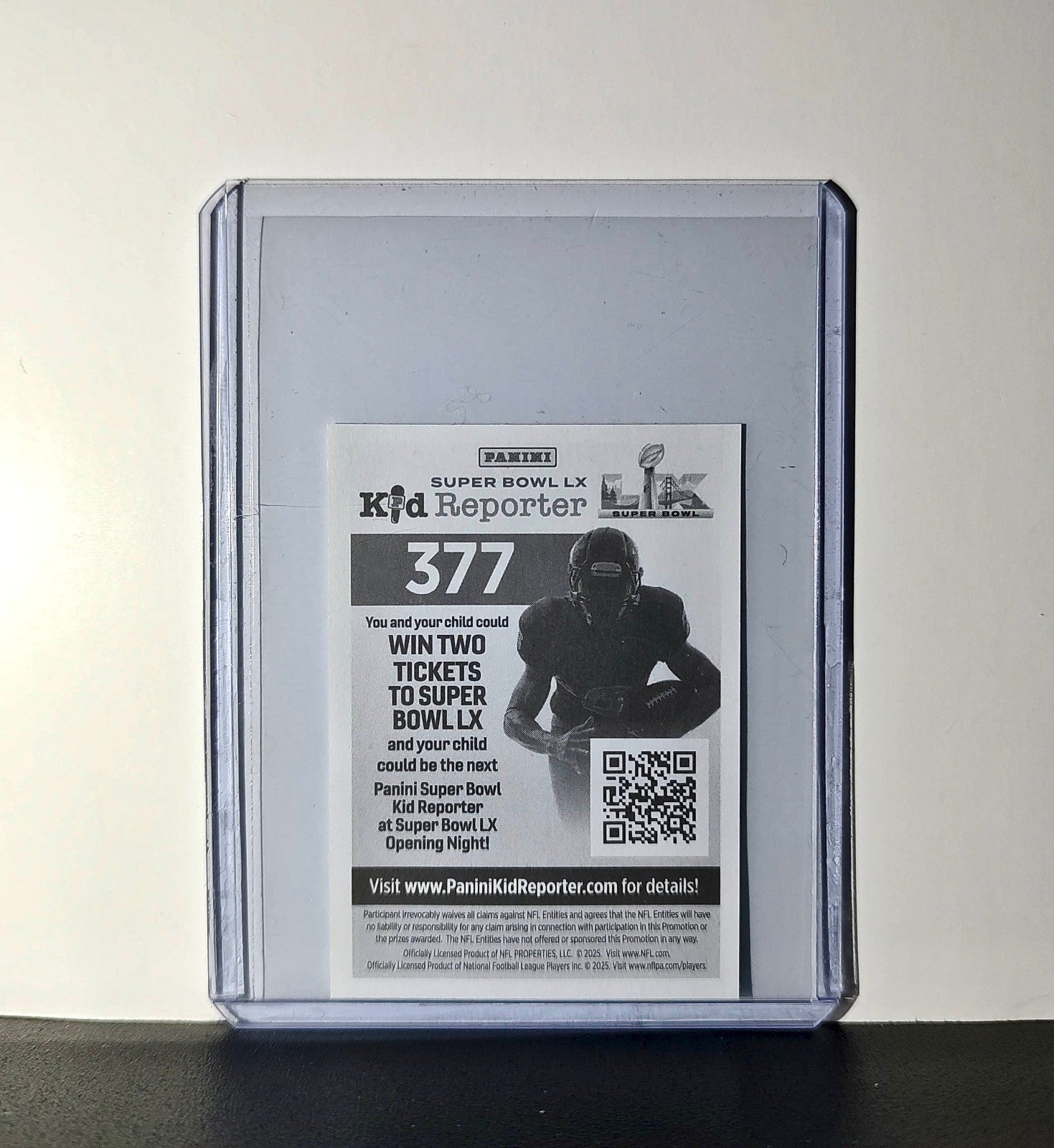 Jahmyr Gibbs 2025 Panini NFL #377 Sticker Detroit Lions