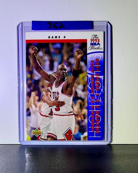 Michael Jordan 1993-94 Upper Deck NBA Finals #201 Basketball Card Chicago Bulls