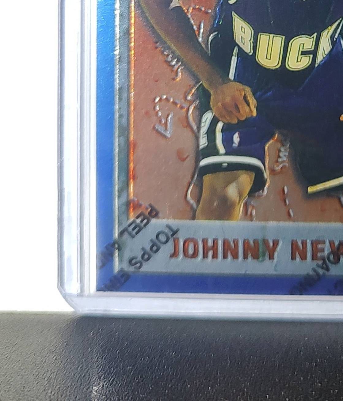 Johnny Newman 1995-96 Topps Finest NBA #249 Card Milwaukee Bucks