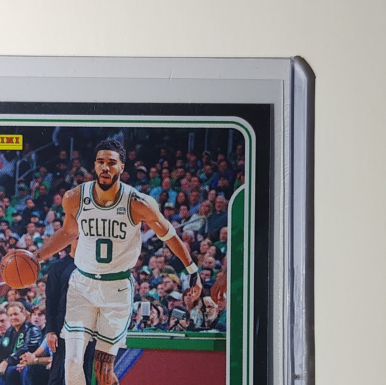 Jayson Tatum 2023-24 Panini NBA Sticker Foil Card #17 Boston Celtics