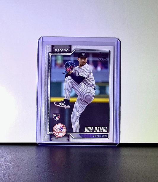 Dom Hamel Rookie 2026 Topps Update MLB #US167 Card New York Yankees