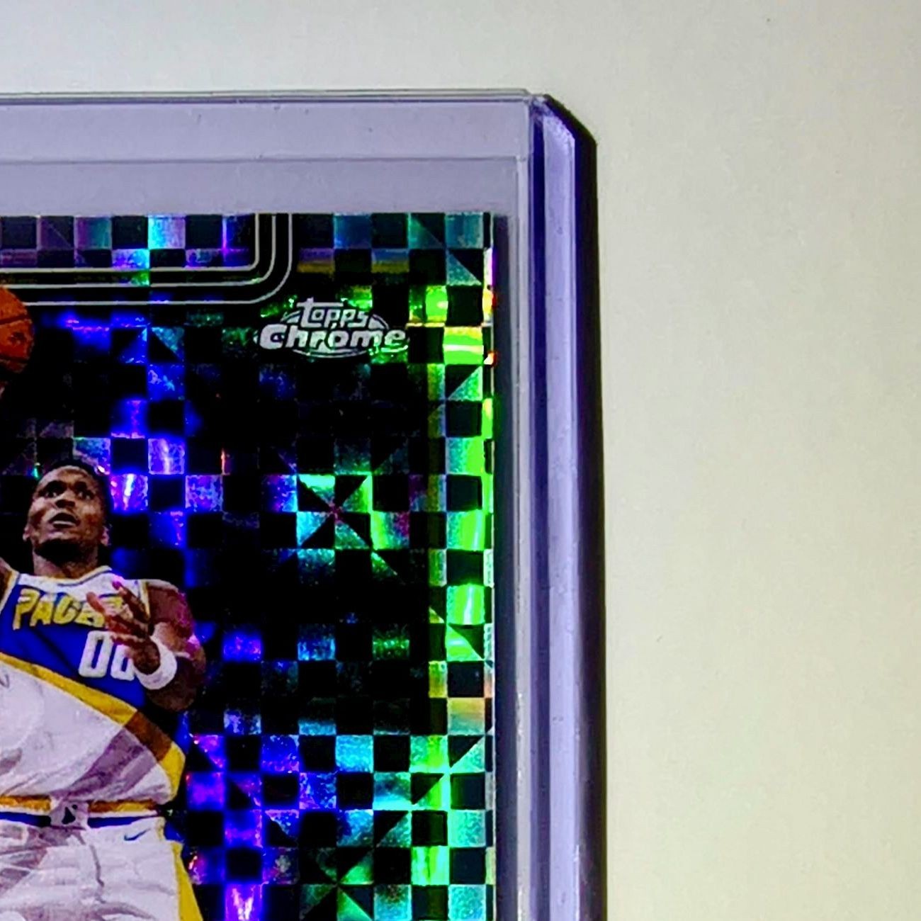 Bennedict Mathurin 2025-26 NBA Topps Chrome Update X-Fractor #133 Card Pacers