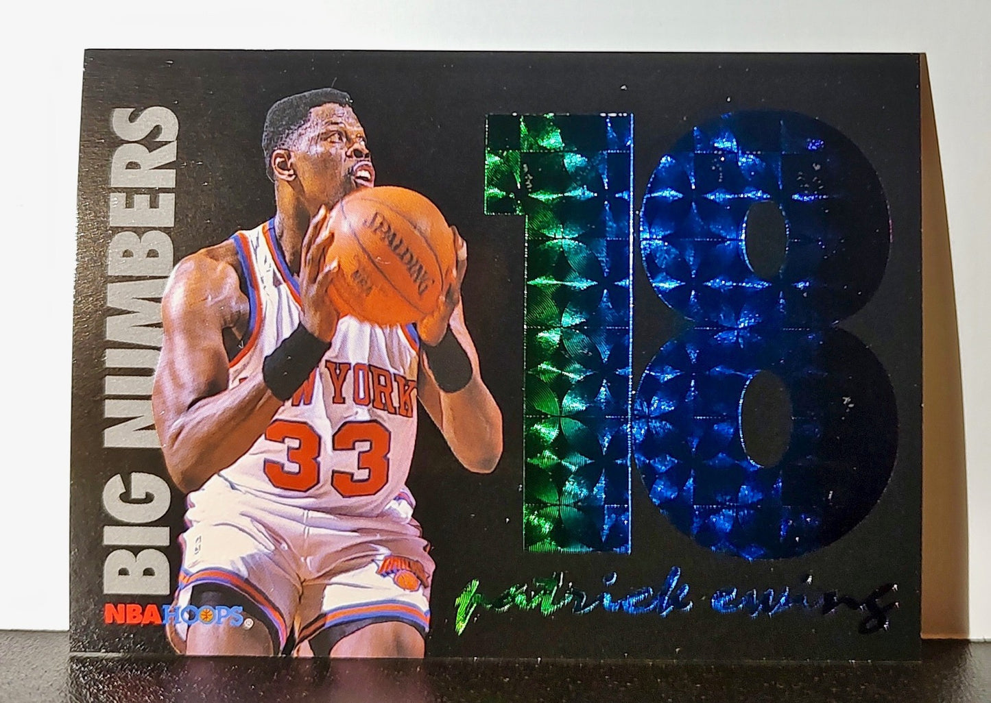 1994-95 Skybox NBA Hoops Big Numbers Cards Set of 12 with Acrylic Display