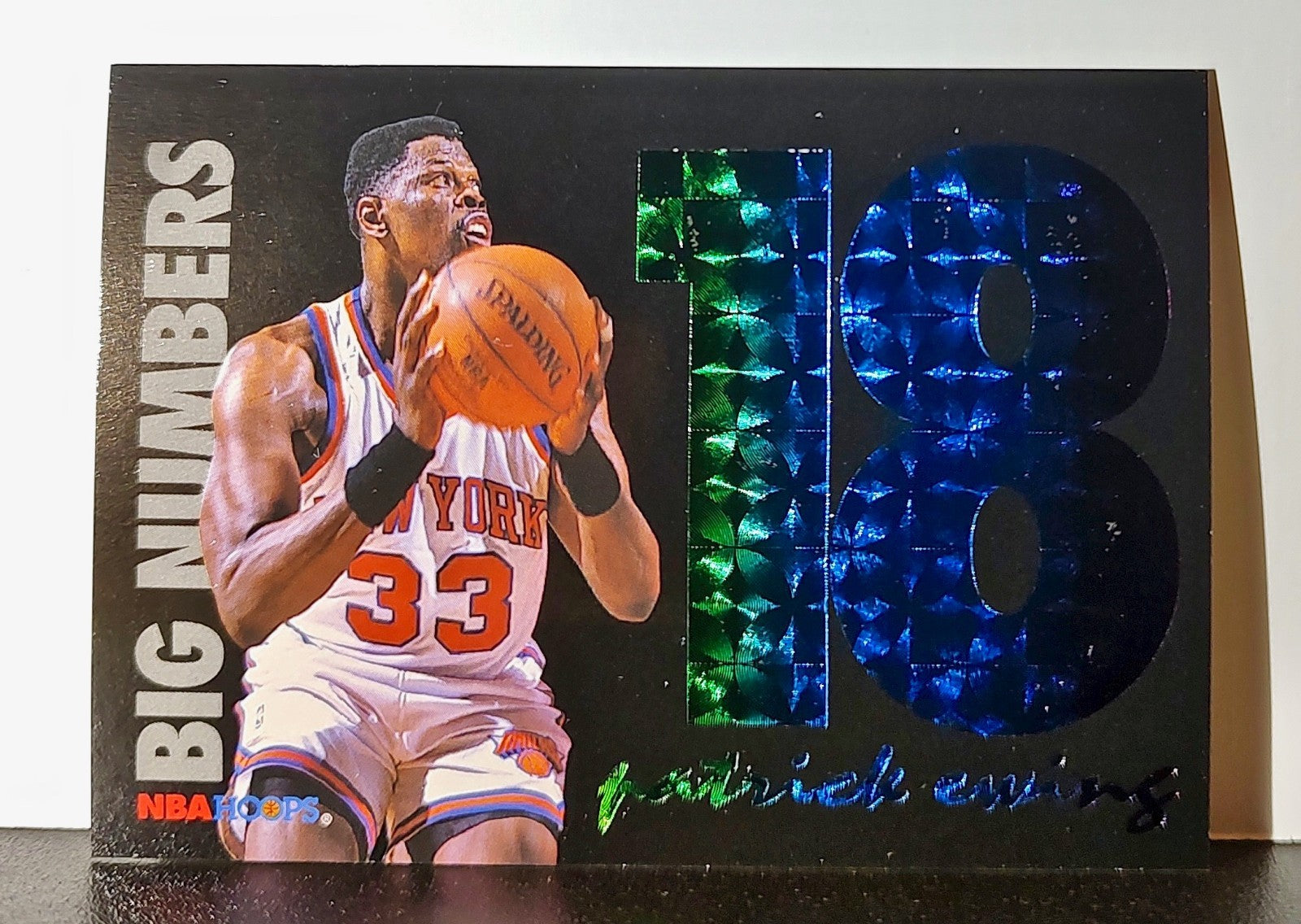 1994-95 Skybox NBA Hoops Big Numbers Cards Set of 12 with Acrylic Display