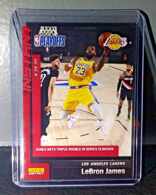 Lebron James 2019-20 Panini NBA Playoffs Instant #174 Basketball Card 1/168