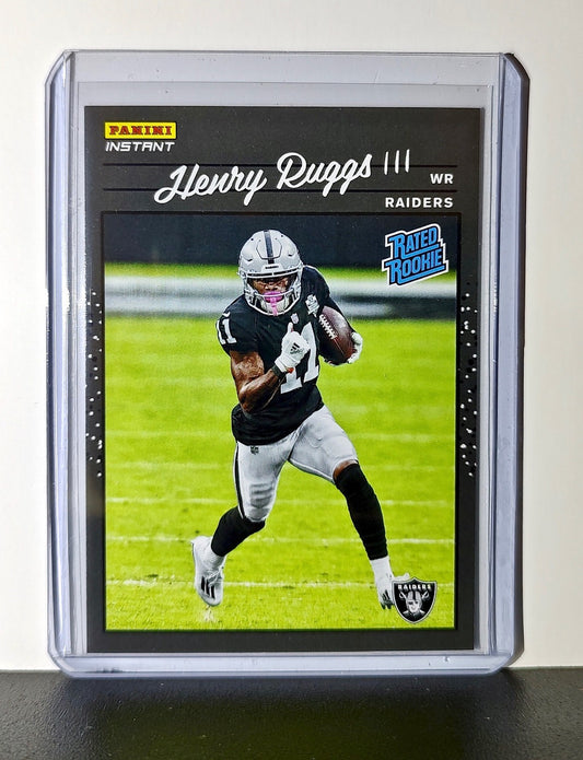 Henry Ruggs III Rookie 2020 Panini NFL #5 Rated Rookie Card Las Vegas Raiders