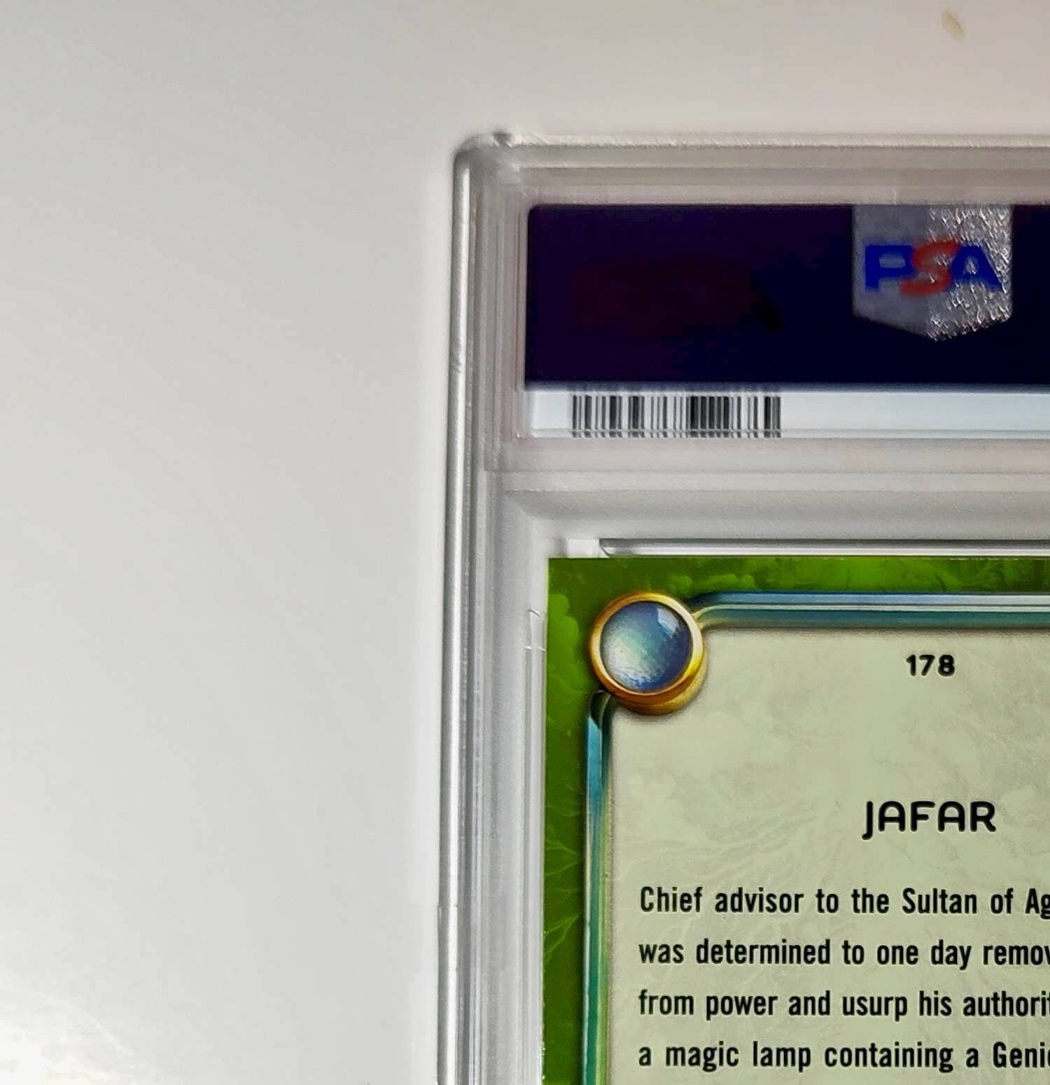 Jafar 2025 Topps Disney Wonder #178 Card Aladdin PSA 9 MT