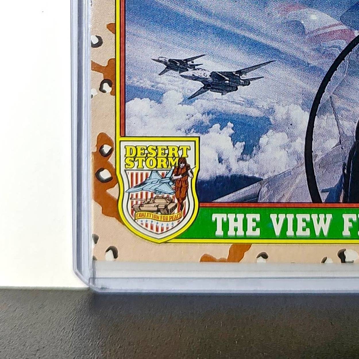 The View from Above 1991 Topps Desert Storm #81 Card
