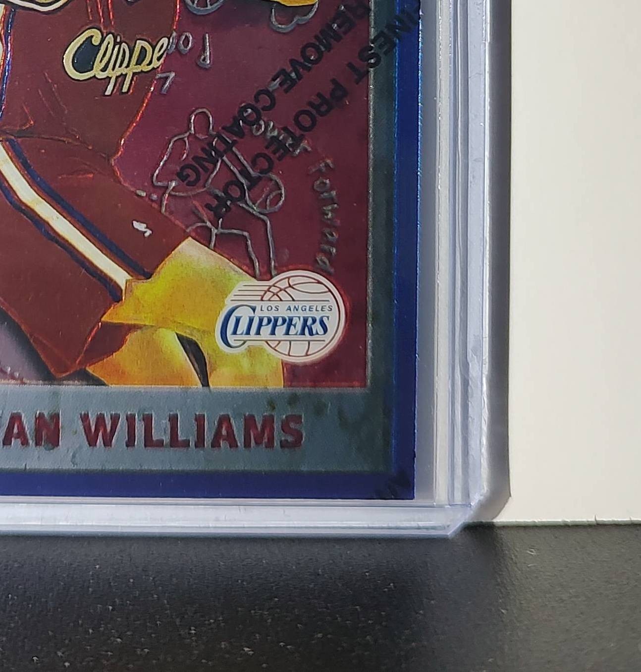 Brian Williams 1995-96 Topps Finest NBA #147 Card Clippers