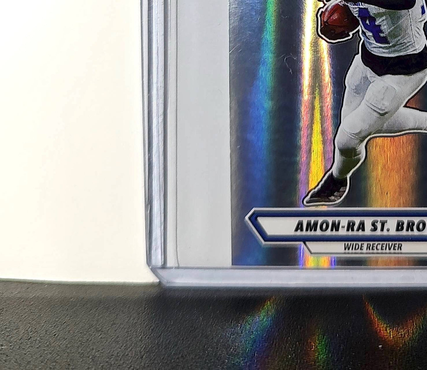Amon-Ra St. Brown 2025 Panini NFL #375 Foil Sticker Detroit Lions