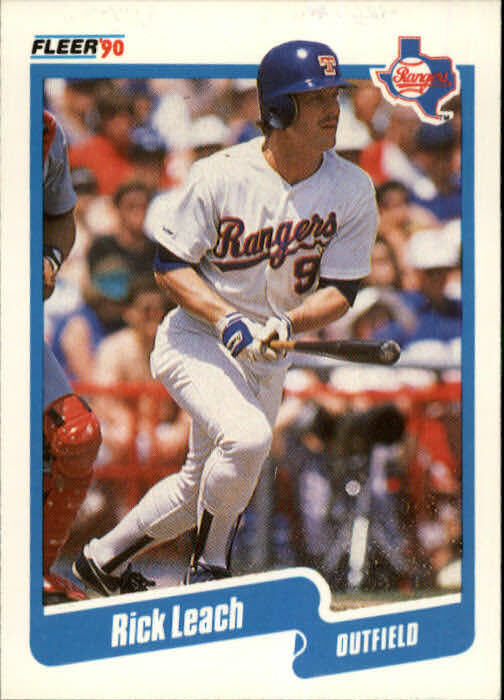 1990 Rick Leach Fleer Baseball Card #305