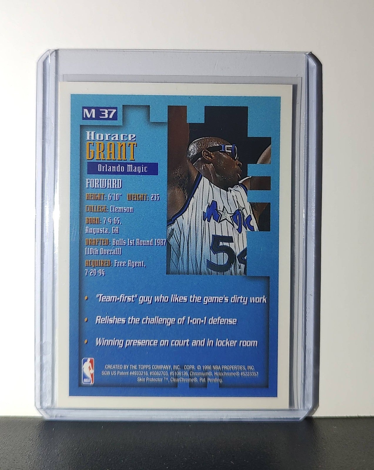 Horace Grant 1995-96 Topps Finest NBA #M37 Mysterly Magic