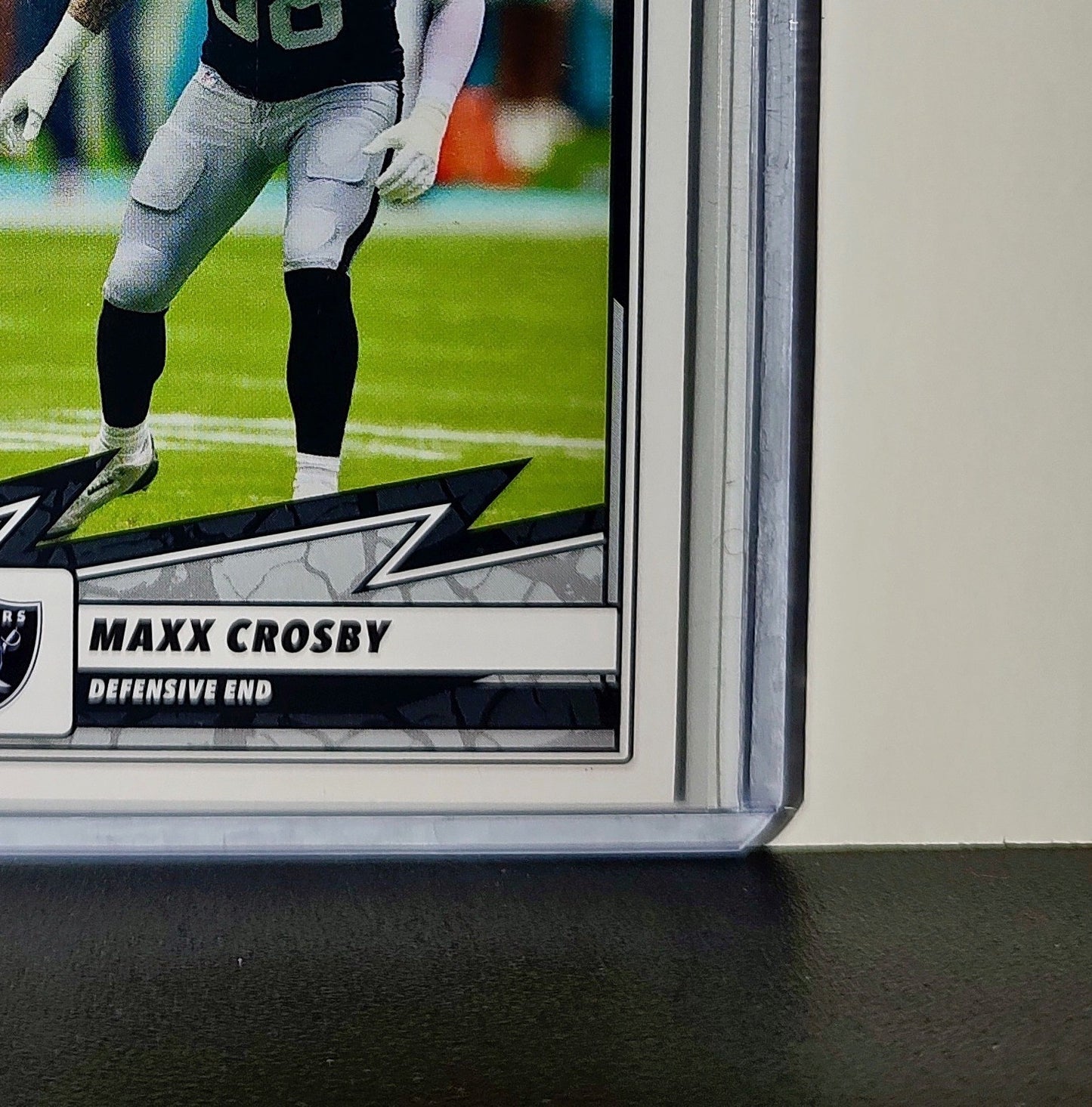 Maxx Crosby 2025 Panini NFL #42 Sticker Card Las Vegas Raiders