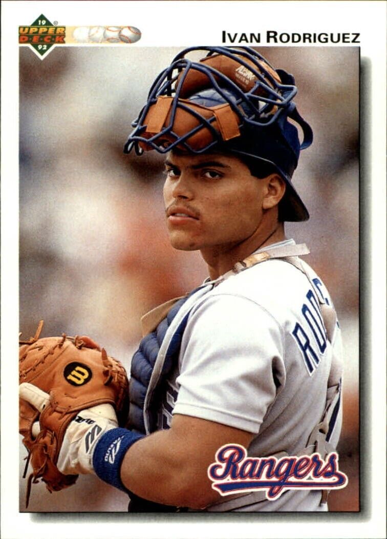 Ivan Rodriguez 1992 Upper Deck MLB #245 Baseball Card Texas Rangers
