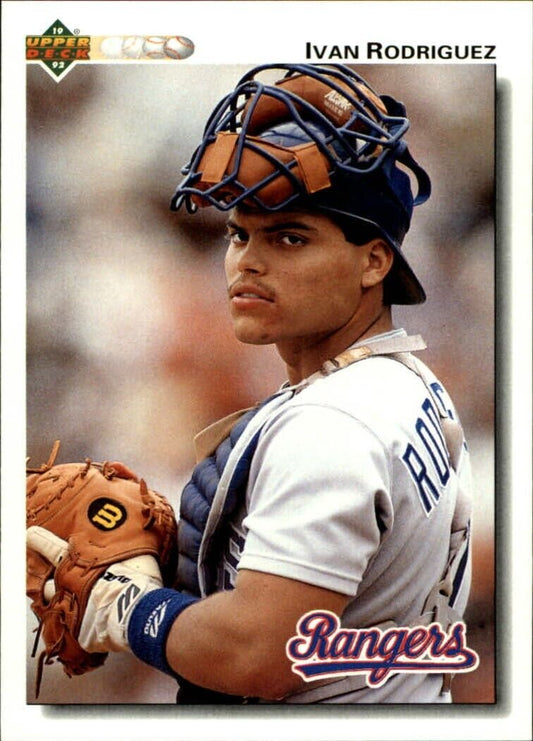 Ivan Rodriguez 1992 Upper Deck MLB #245 Baseball Card Texas Rangers