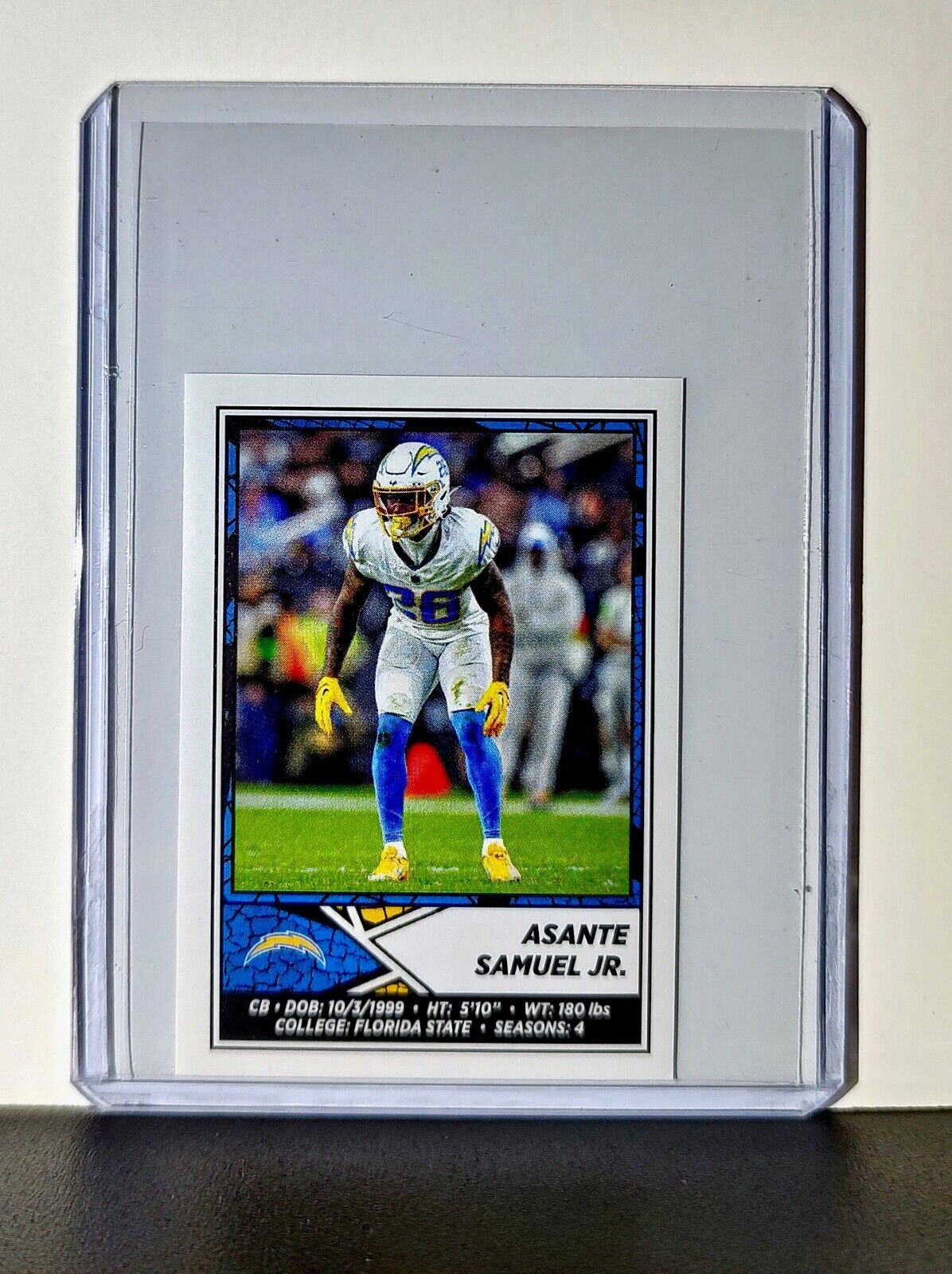 Asante Samuel Jr. 2024 Panini NFL Sticker #293 Los Angeles Chargers