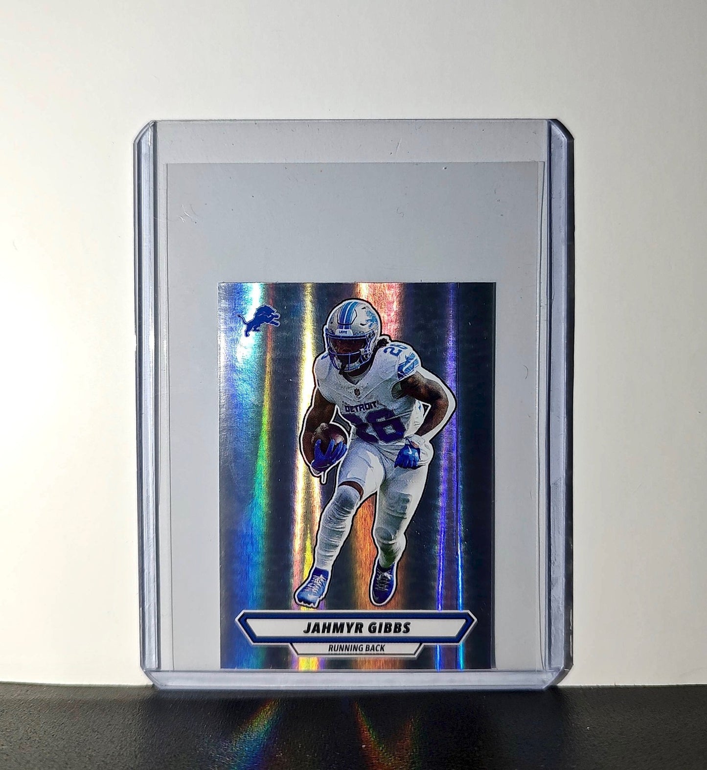 Jahmyr Gibbs 2025 Panini NFL #379 Foil Sticker Detroit Lions