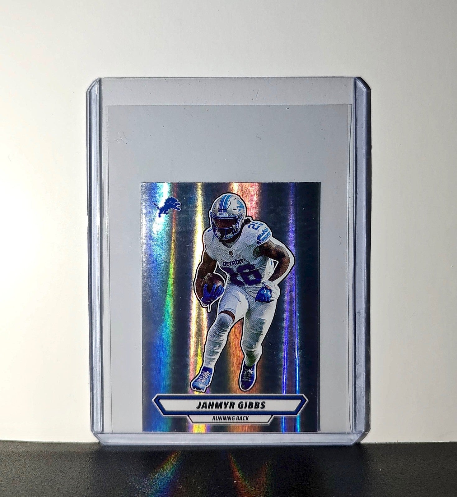 Jahmyr Gibbs 2025 Panini NFL #379 Foil Sticker Detroit Lions