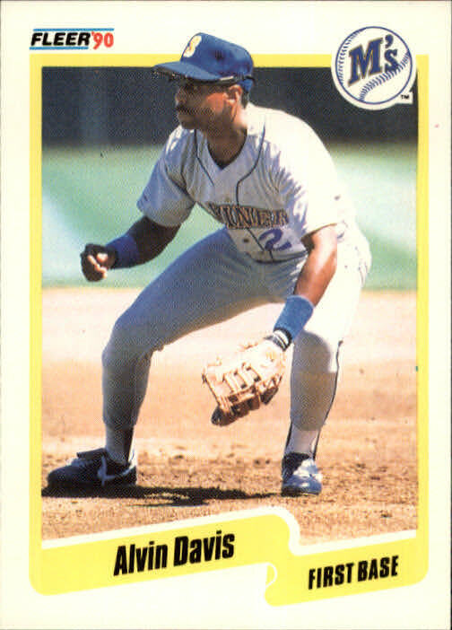 1990 Alvin Davis Fleer Baseball Card #512