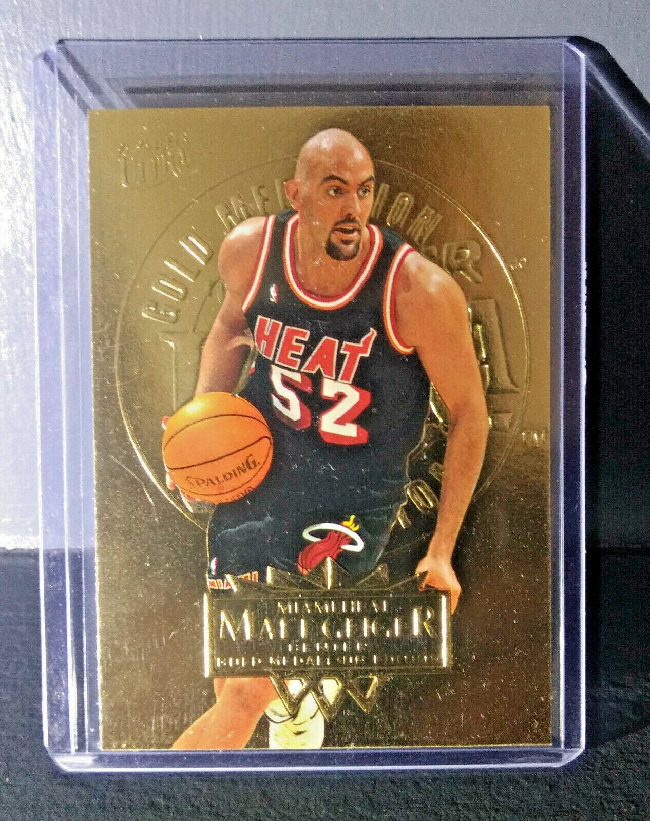 1995-96 Matt Geiger Fleer Ultra Gold Medallion #95 Basketball Card