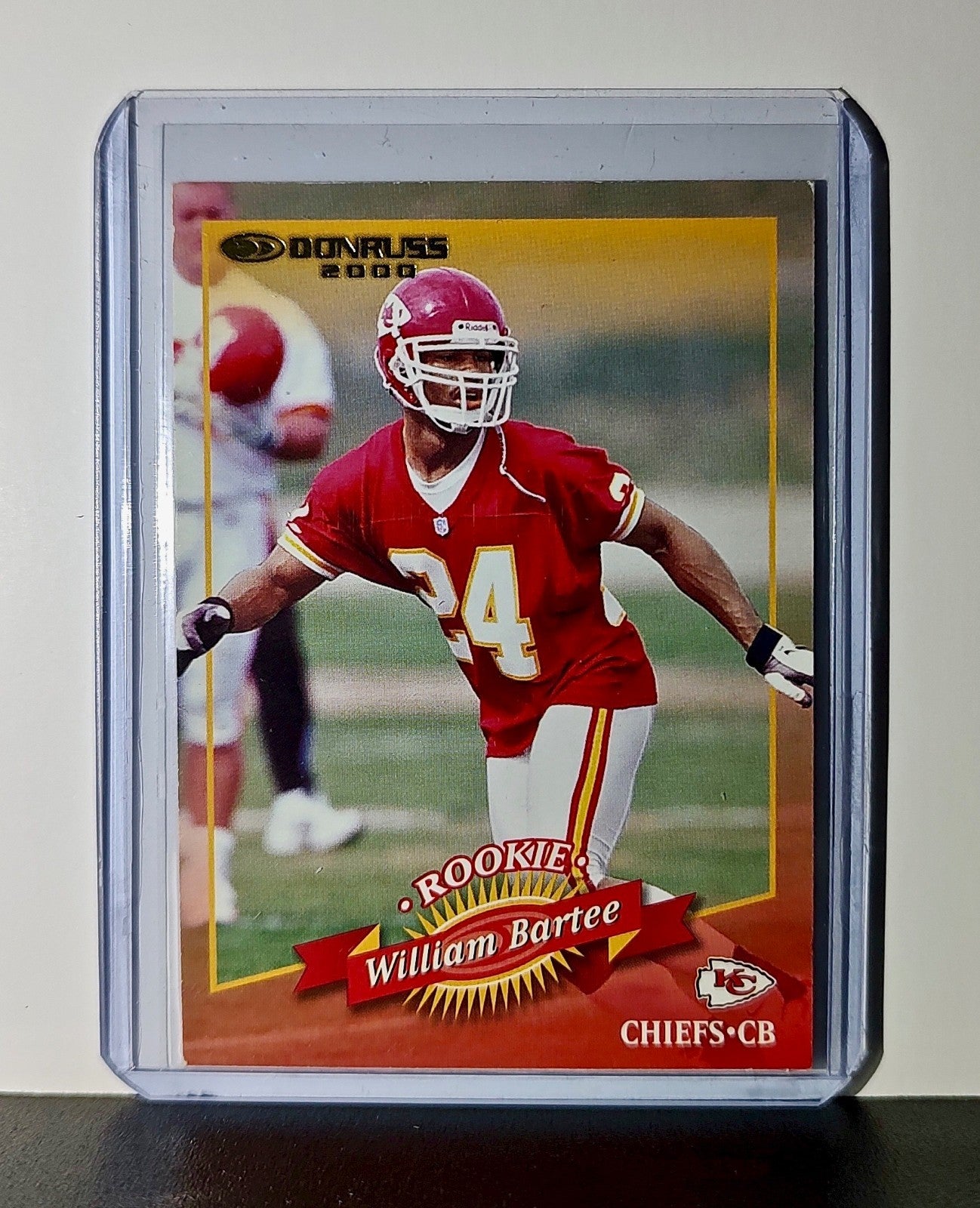 William Bartee Rookie 2000 Donruss NFL #165 Card Kansas City Chiefs