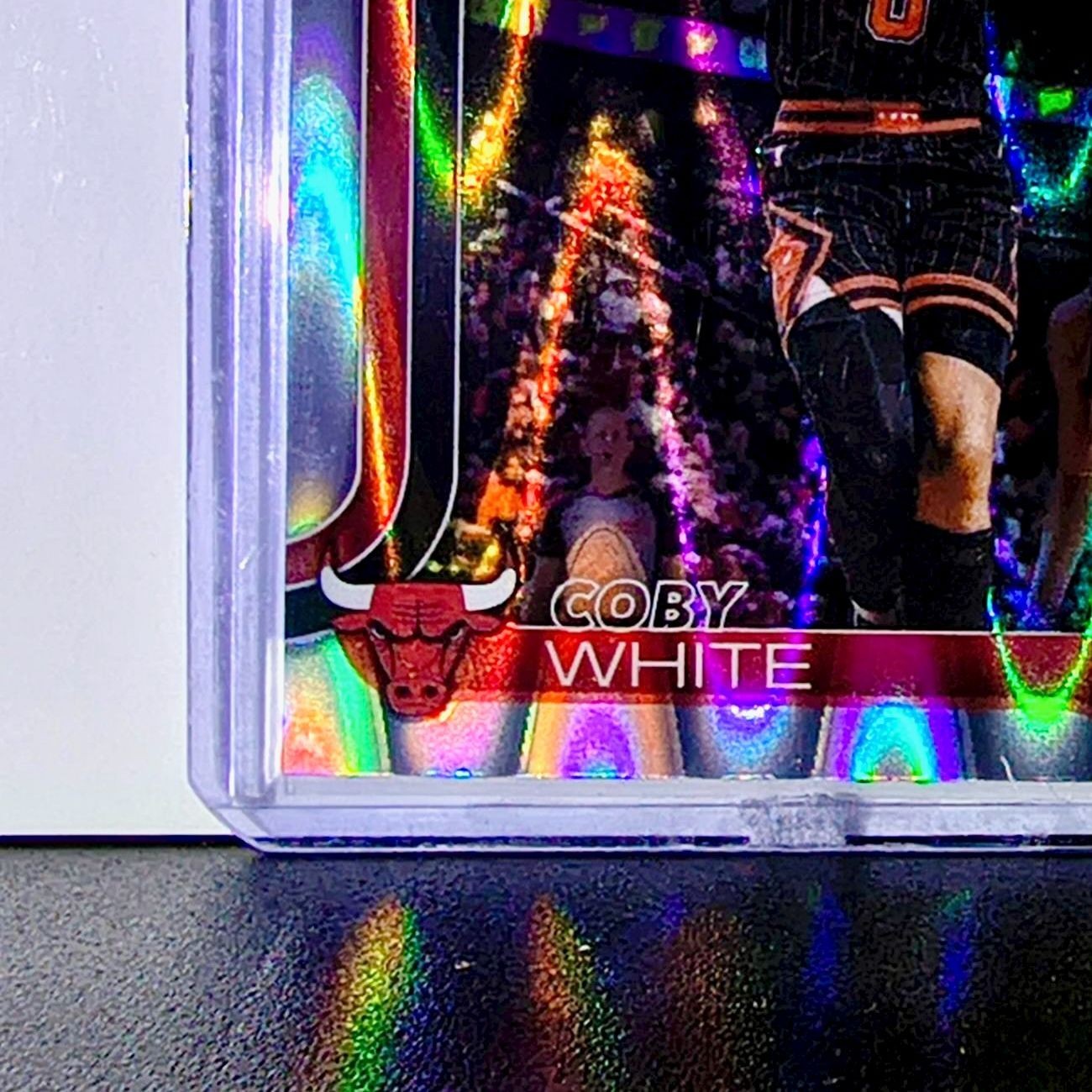 Coby White 2025-26 NBA Topps Chrome Update RayWave Refractor #93 Card Bulls