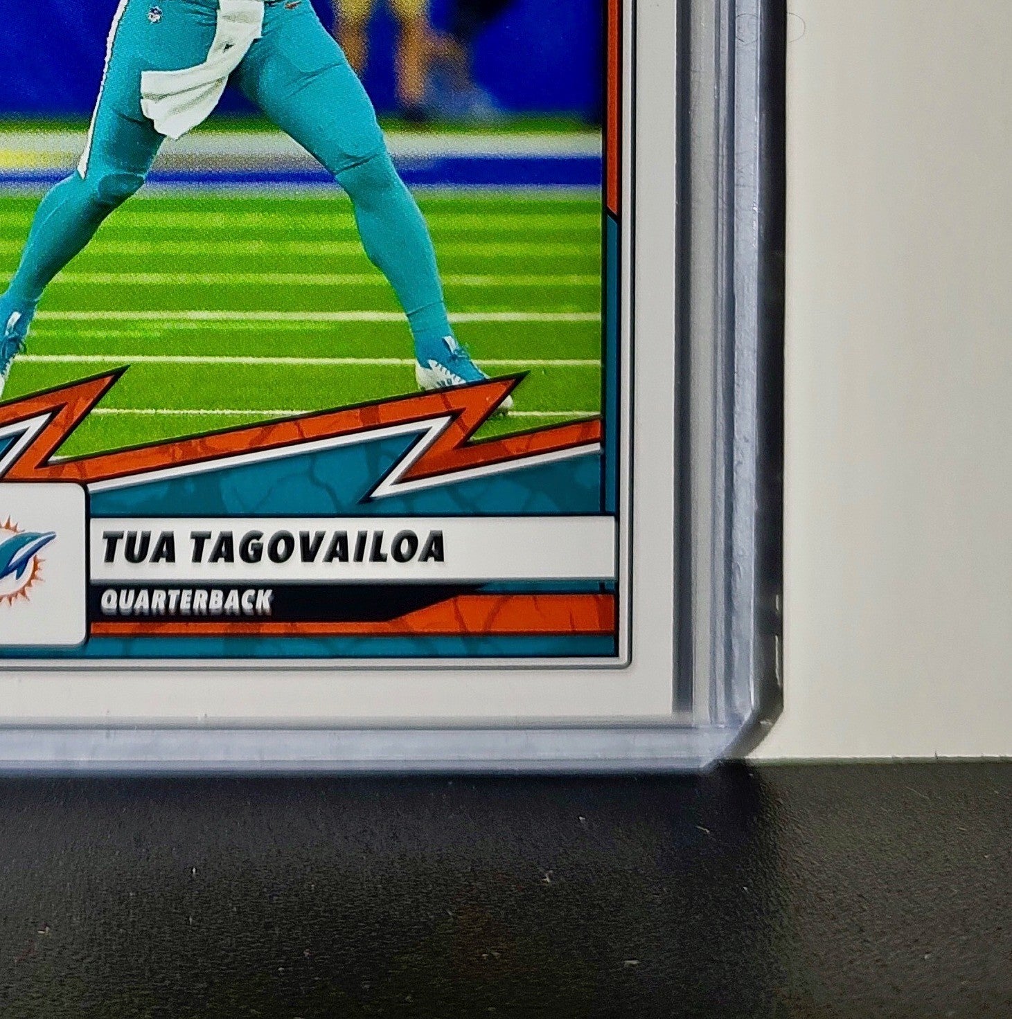 Tua Tagovailoa 2025 Panini NFL #2 Sticker Card Miami Dolphins