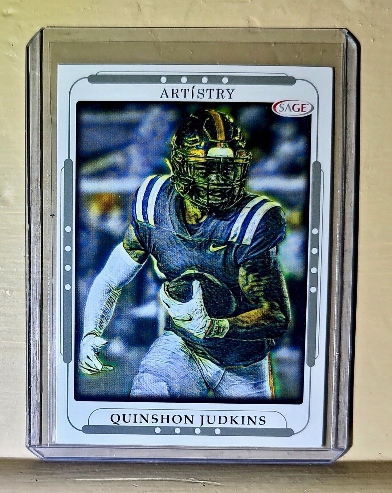 Quinshon Judkins 2023 SAGE Artistry Football #103 Card