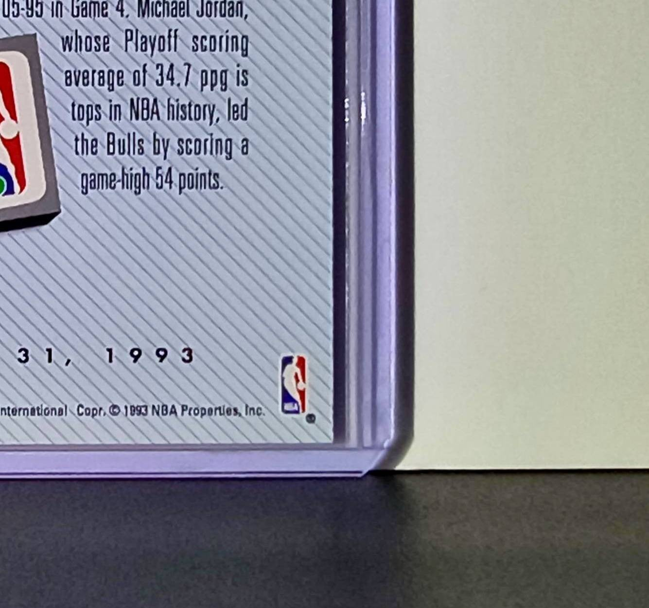 Michael Jordan 1993-94 Skybox Premium Edition NBA on NBC #14 HOF Card Bulls